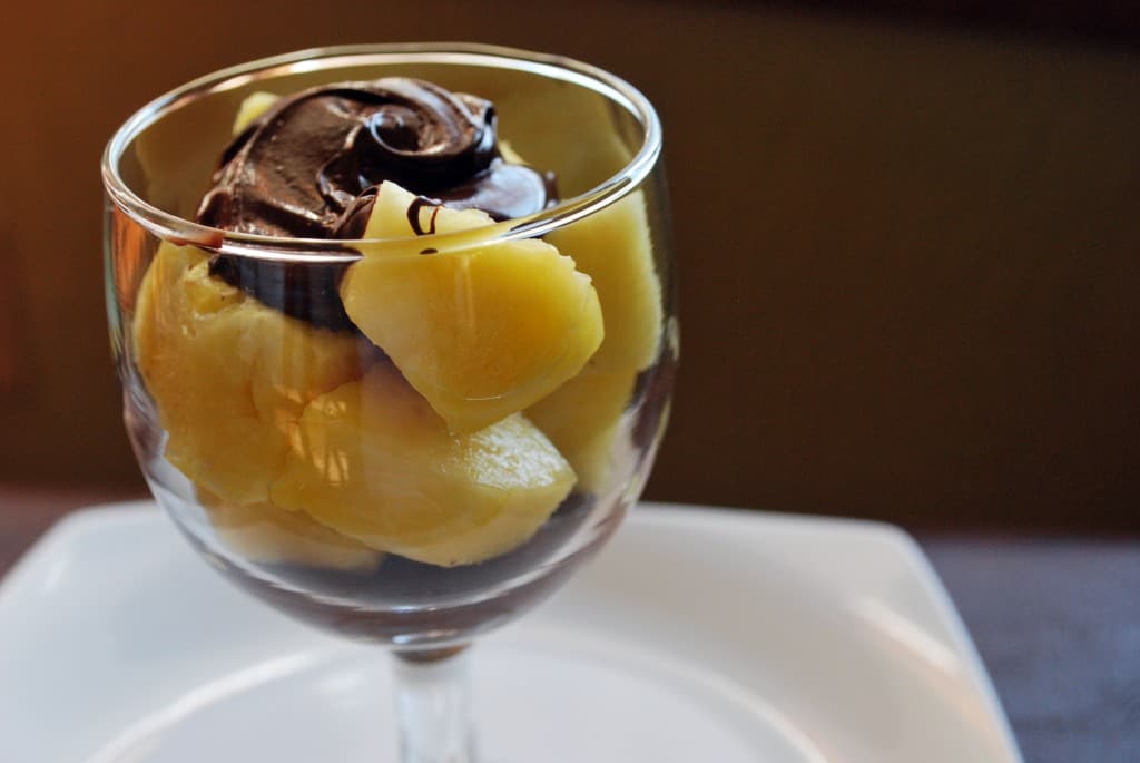 PineappleChocolateSide Chocolate covered pineapple