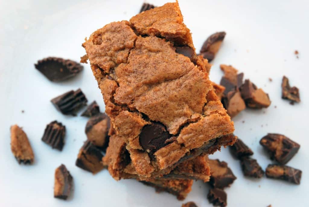PeanutButterCupCookieBarsOHCU Peanut Butter Cup Cookie Bars