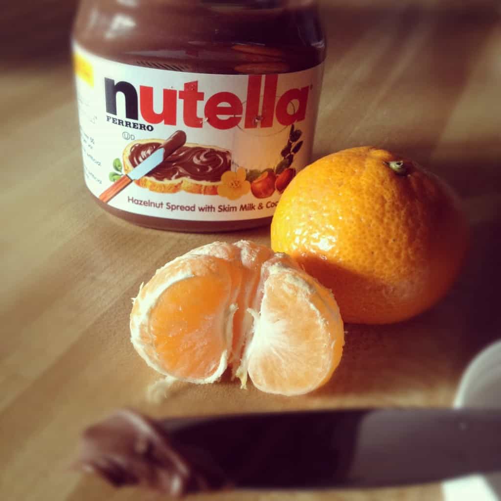 Nutella Nutella and Satsumas