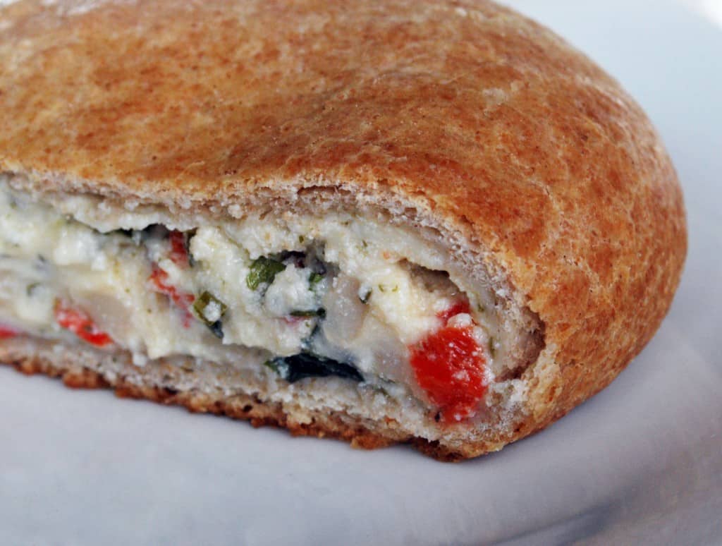 Pesto White Bean Stromboli