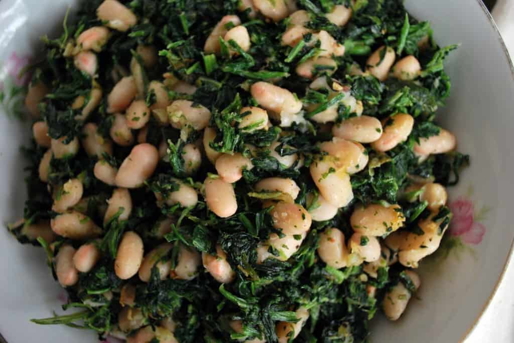 Spinach and White Beans