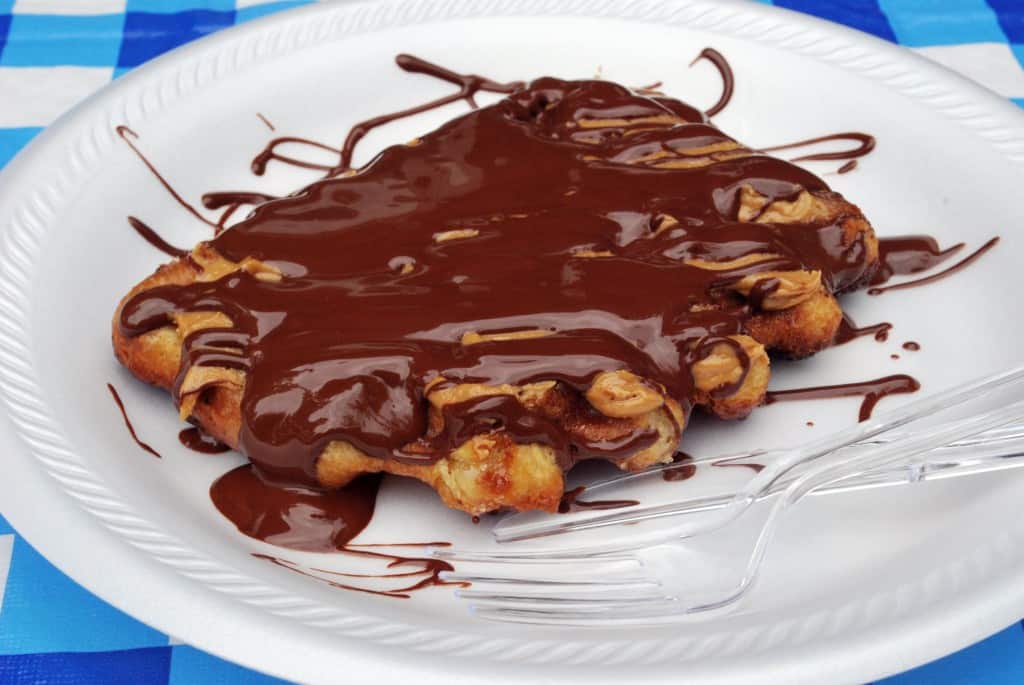ChocolatePeanutButterWaffle Peanut Butter Chocolate Dipped Waffle