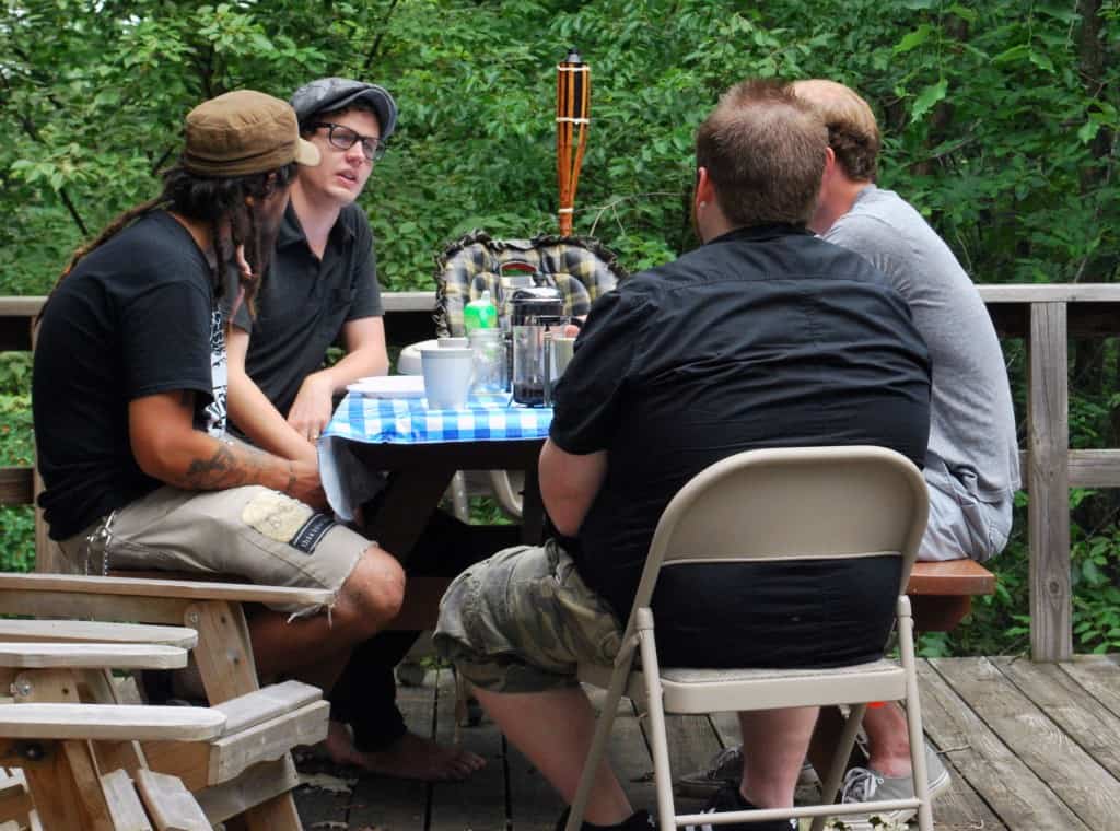 Eating3 Waffle Window Party