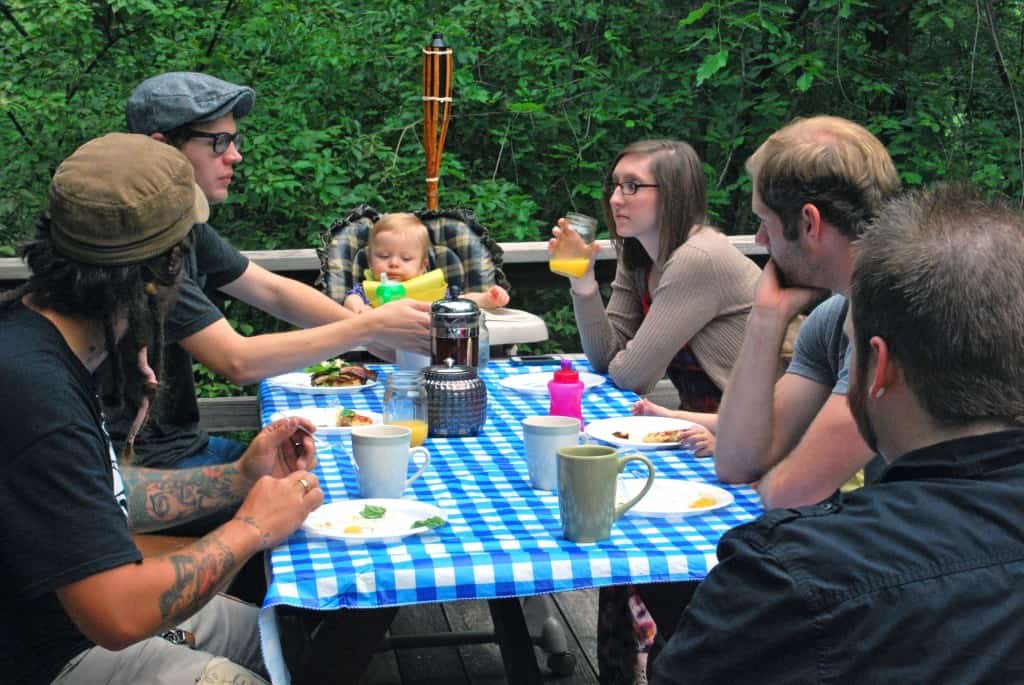 Eating6 Waffle Window Party