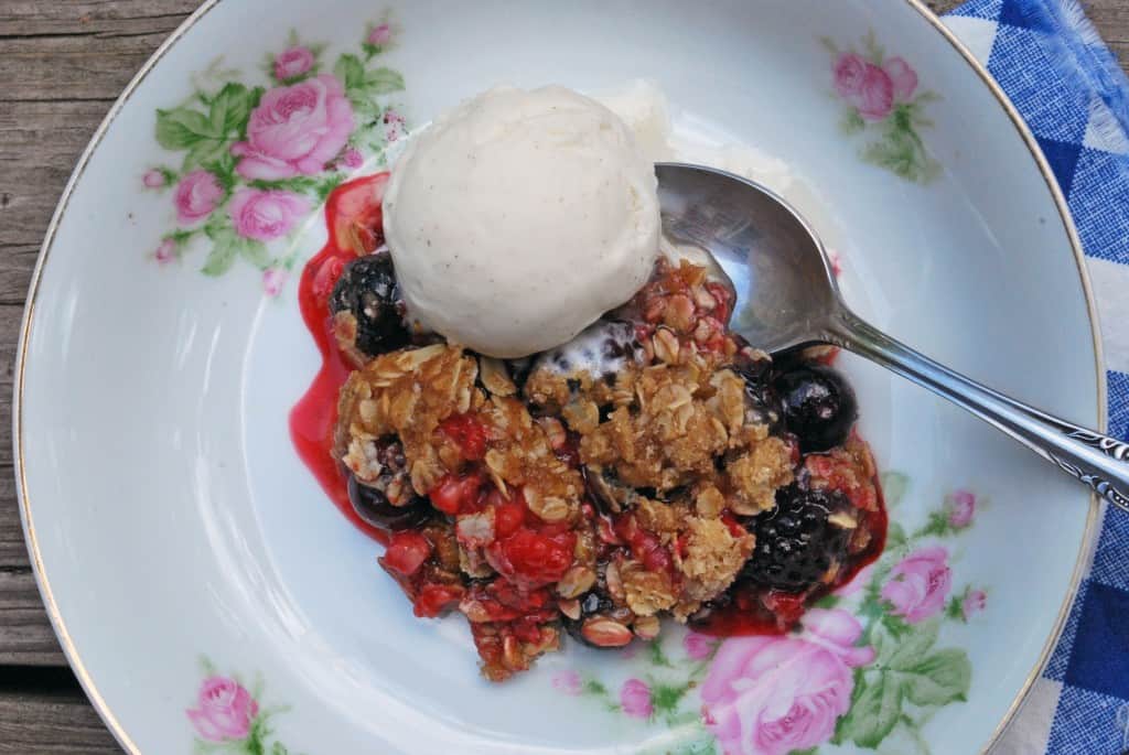Mixed Berry Crisp