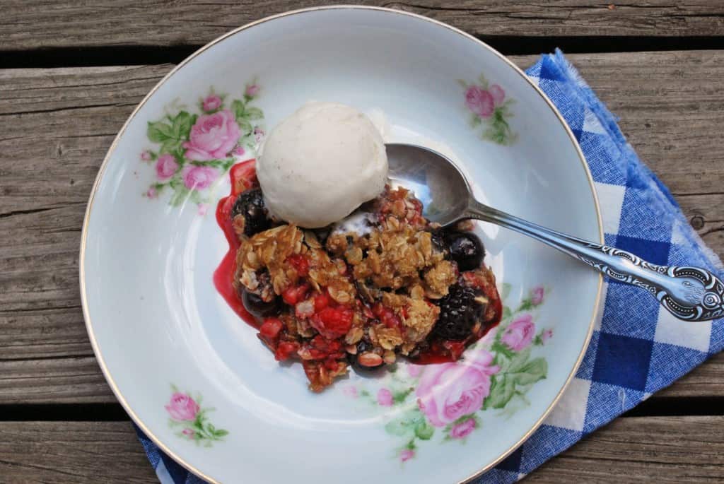 Mixed Berry Crisp