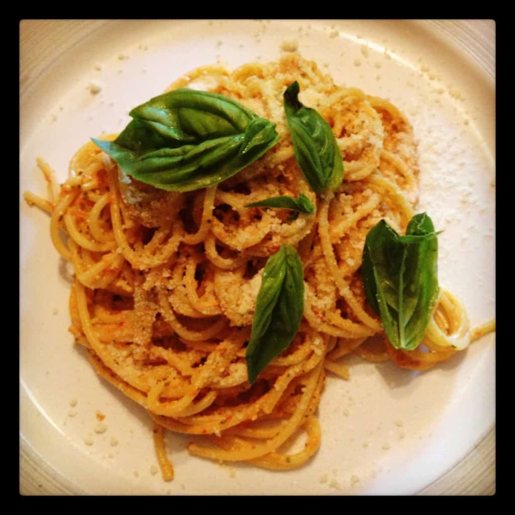 Red Pepper Pesto Pasta