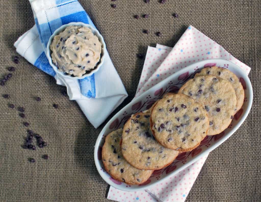 Chocolate Chip Cookie Dough Sandwich