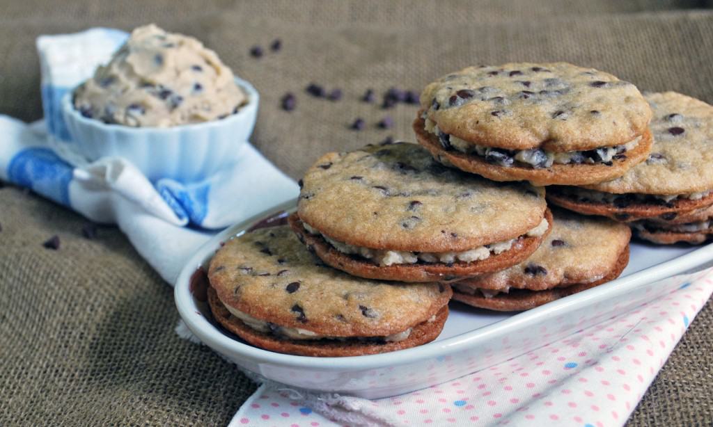Chocolate Chip Cookie Dough Sandwich