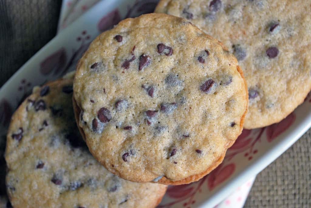 Chocolate Chip Cookie Dough Sandwich