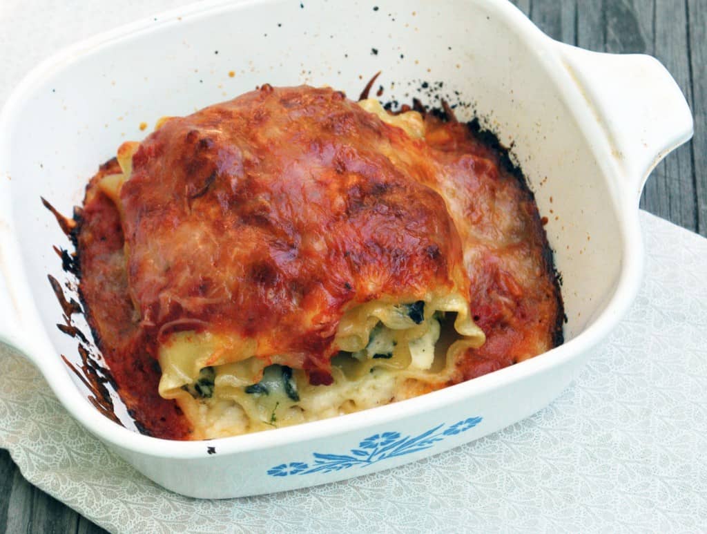 ChickenSpinachLasagnaRolls Chicken Spinach Lasagna Rolls