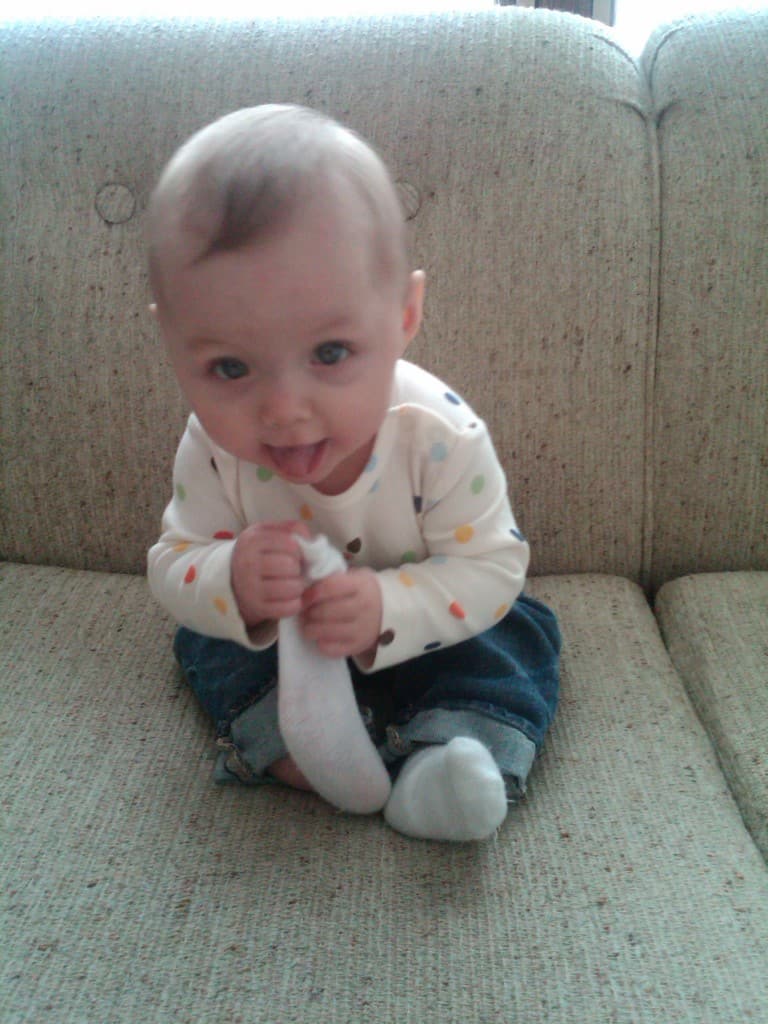 Lola Eating a Sock