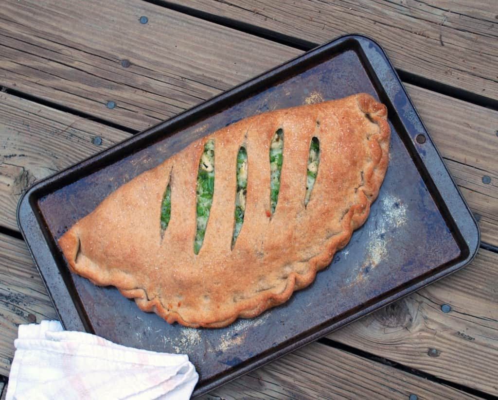 Chicken and Broccoli Calzone Chicken and Broccoli Calzone