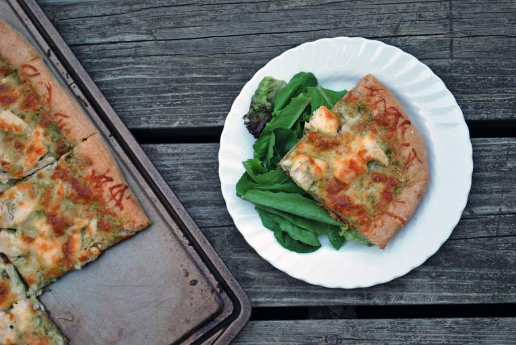 Pesto Chicken Pizza