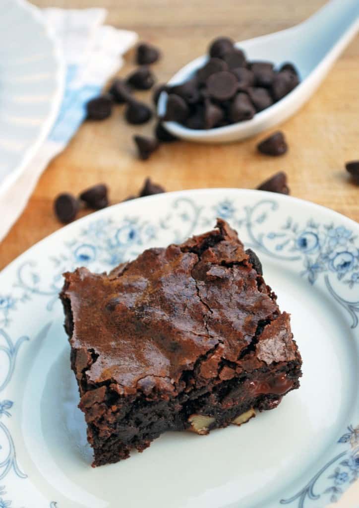 Quadruple Chocolate Chewy Brownies Quadruple Chocolate Chewy Brownies