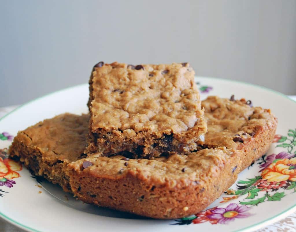 Oatmeal Peanut Butter Squares