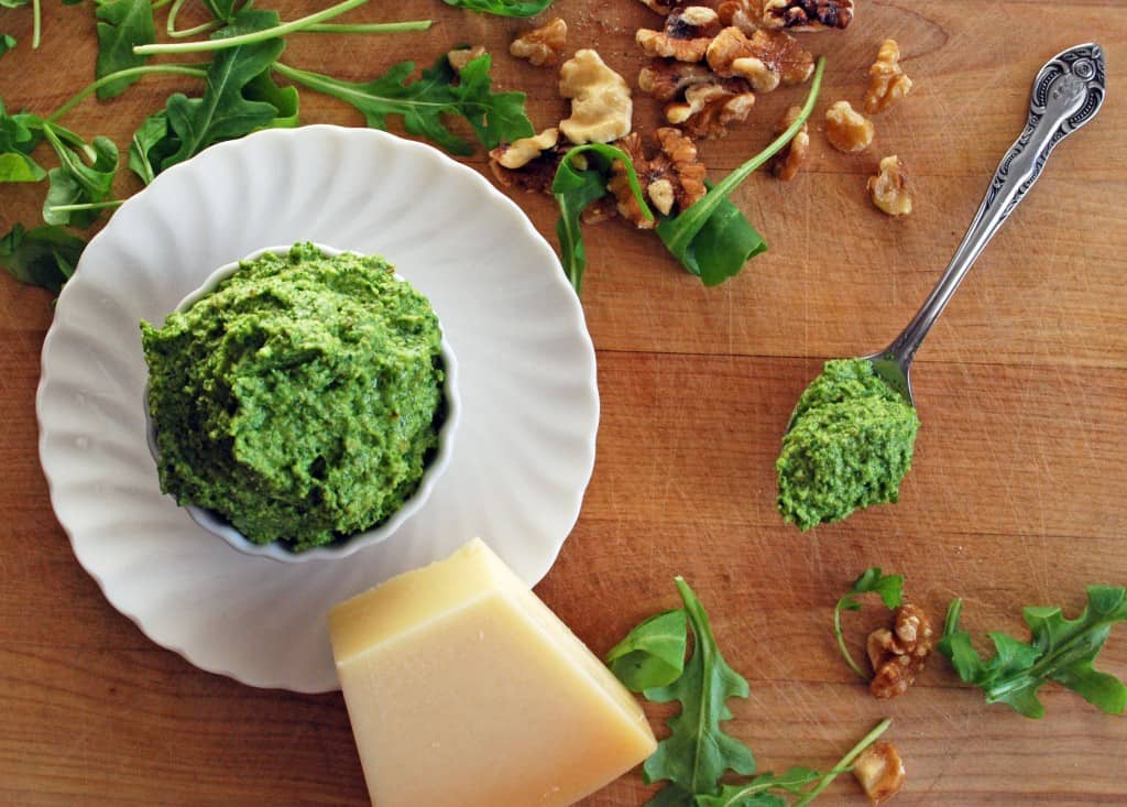 Walnut Arugula Pesto