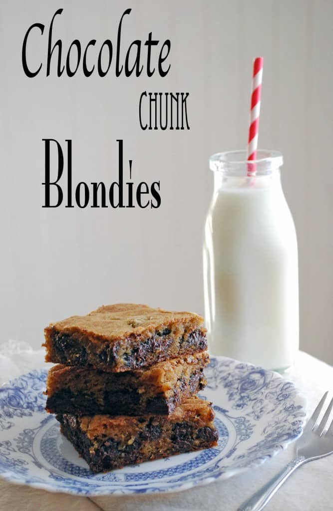 Chocolate Chunk Blondies