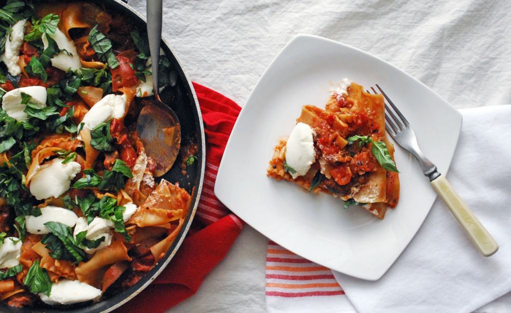Skillet Lasagna