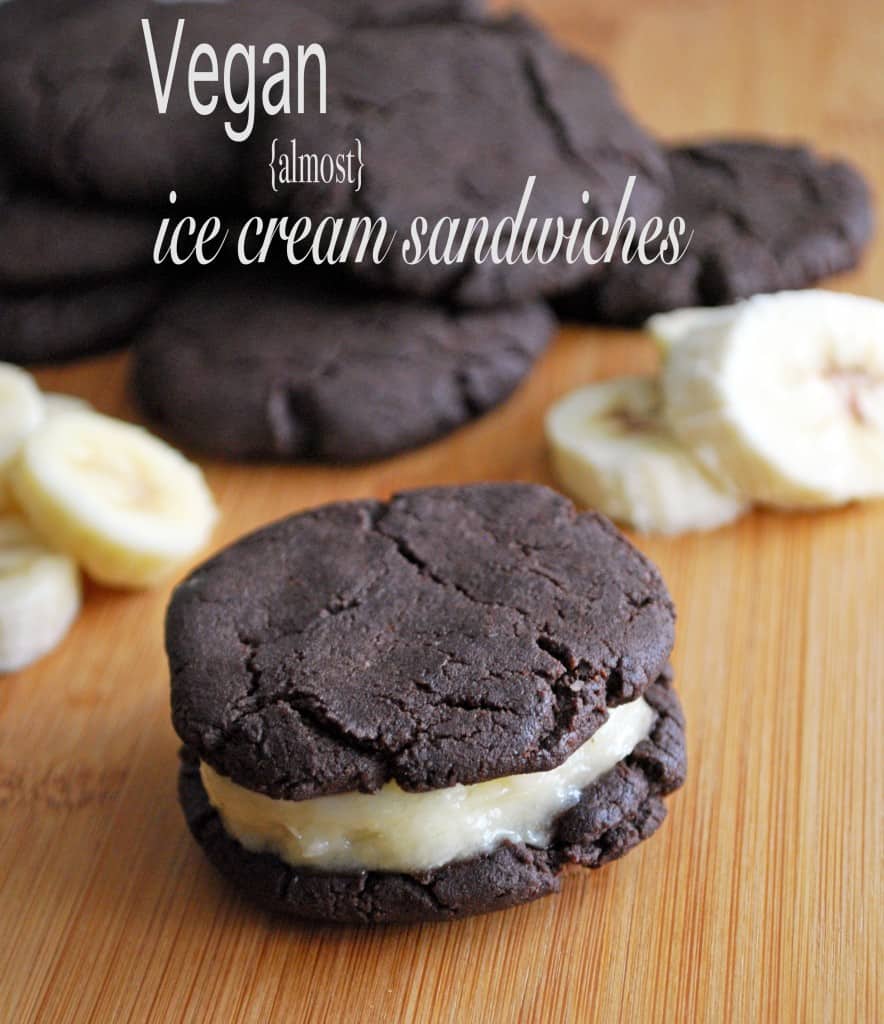 Vegan Almost Ice Cream Sandwiches
