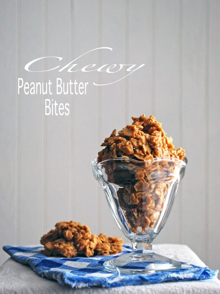 Chewy Peanut Butter Bites