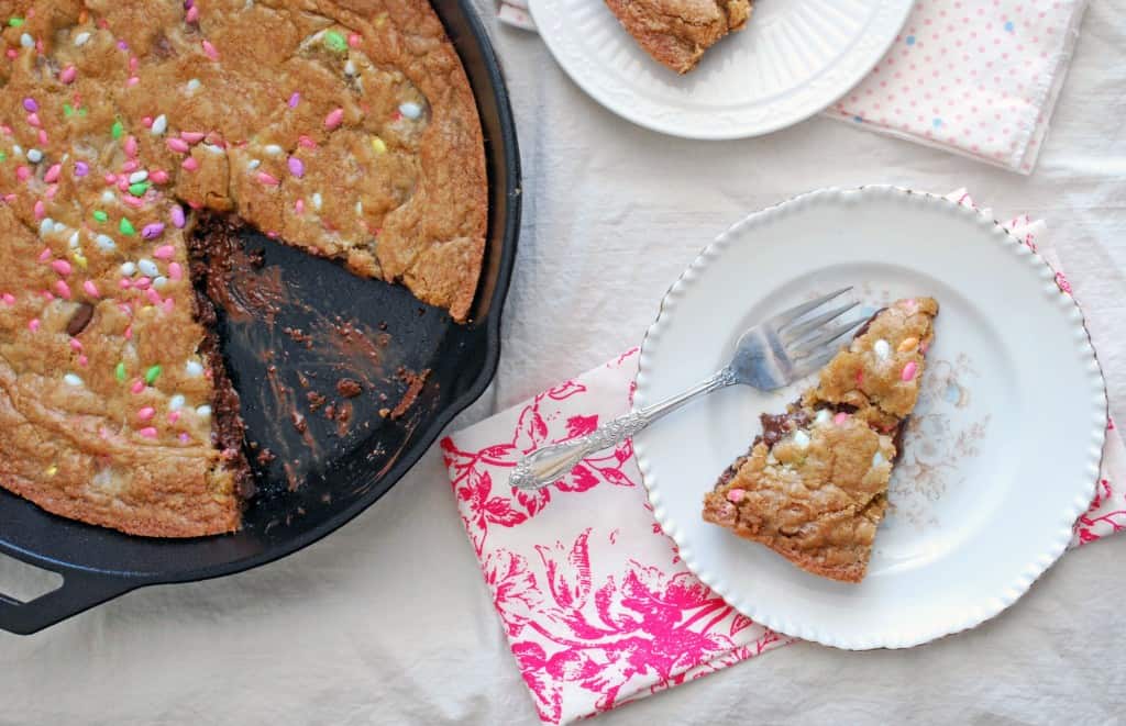 Spring Seed Skillet Cookie